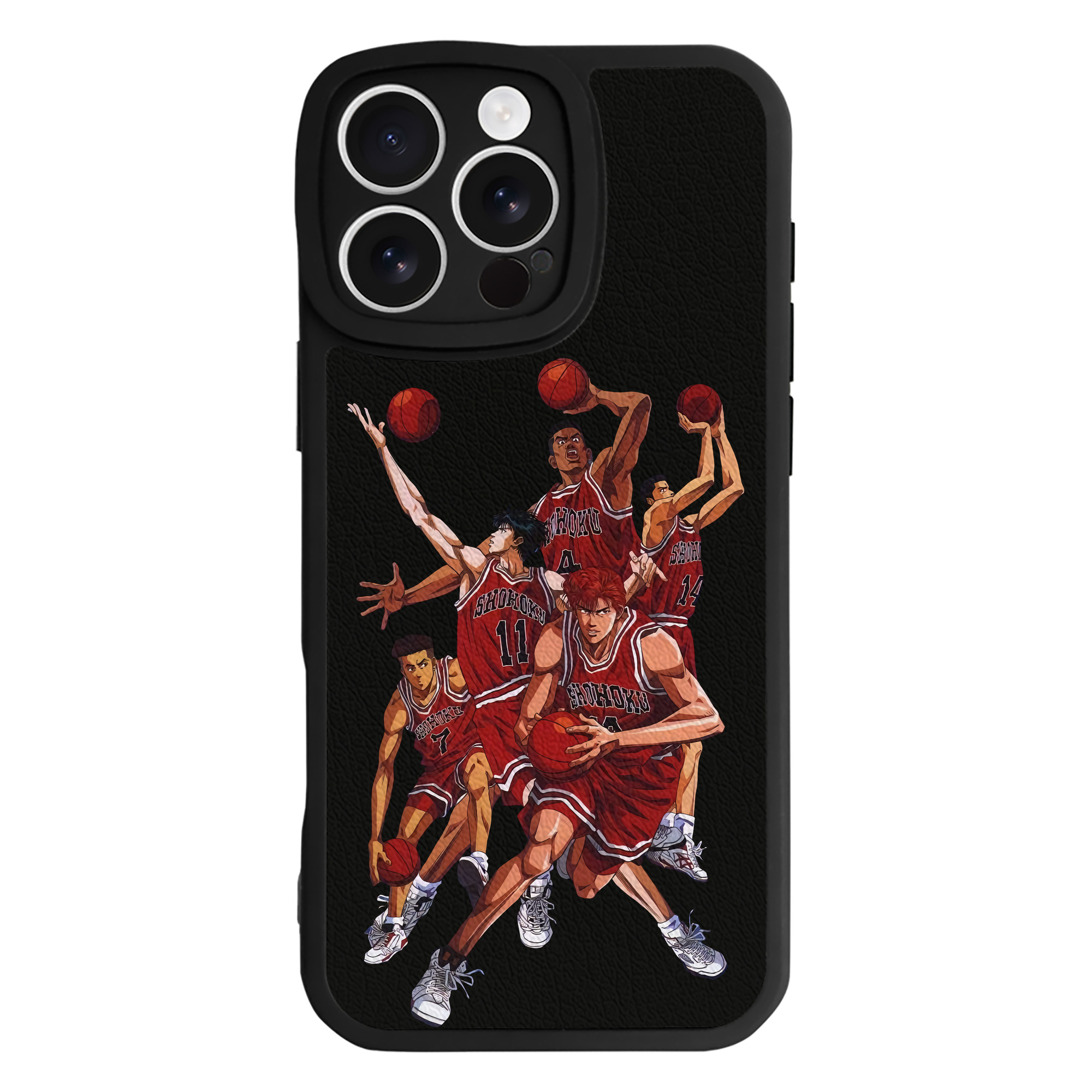 （画像用） SLAM DUNK／スラムダンク 【iPhone 16シリーズ対応】シリコンスマホケース（レザー調） 材質：シリコン